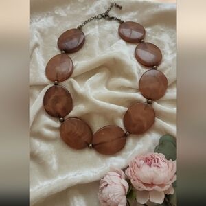 Elegant Brown Necklace